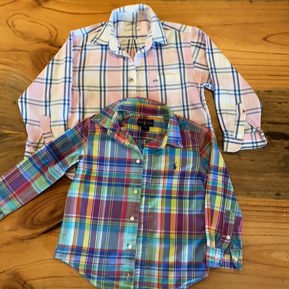 Ralph Lauren and Cyrillus shirt boy 4 years old